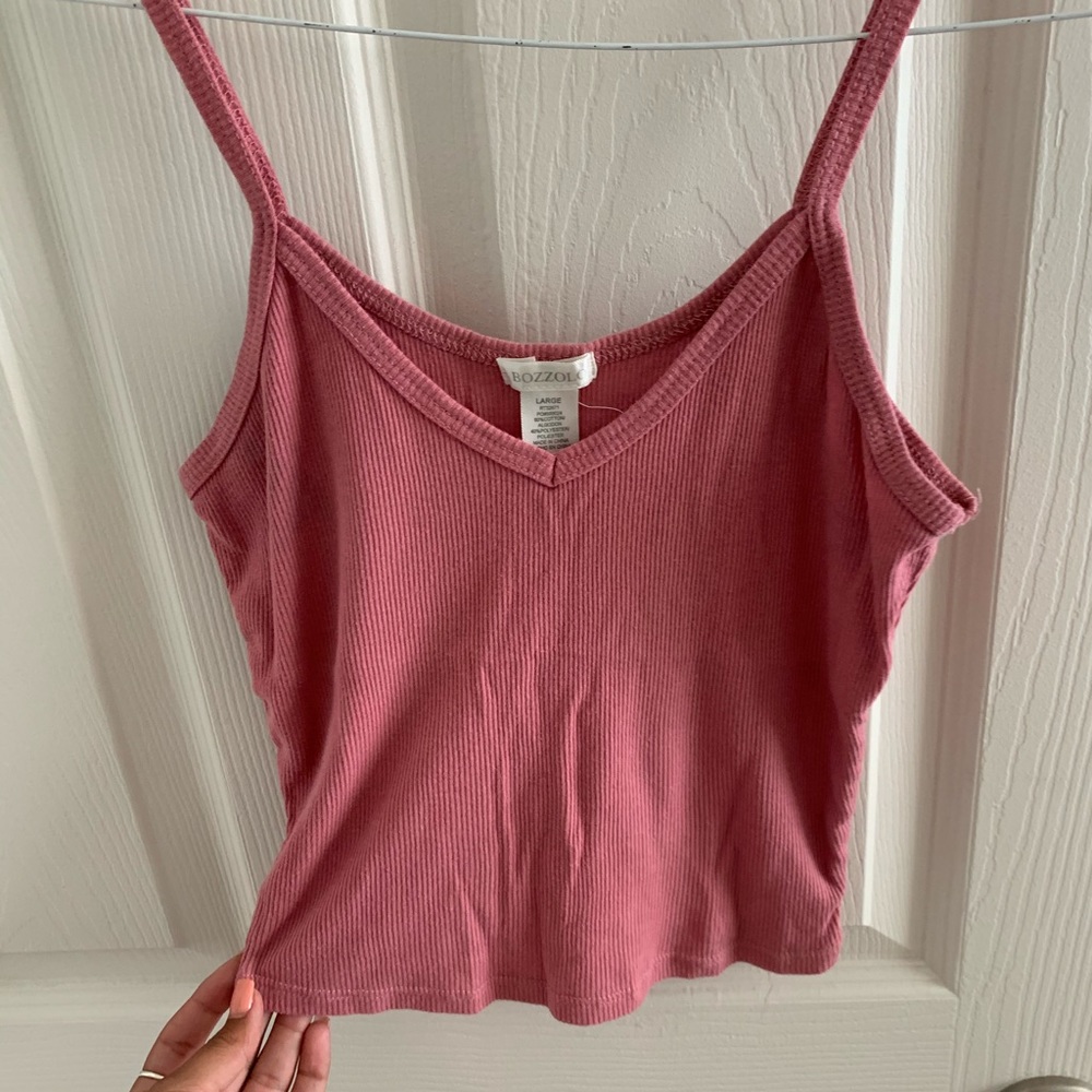 Pink tank top